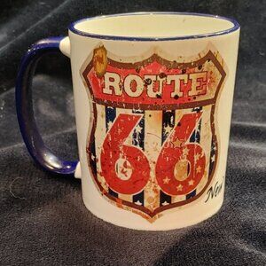 Route 66 Mug/Cup Distressed Design